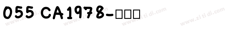 055 CA1978字体转换